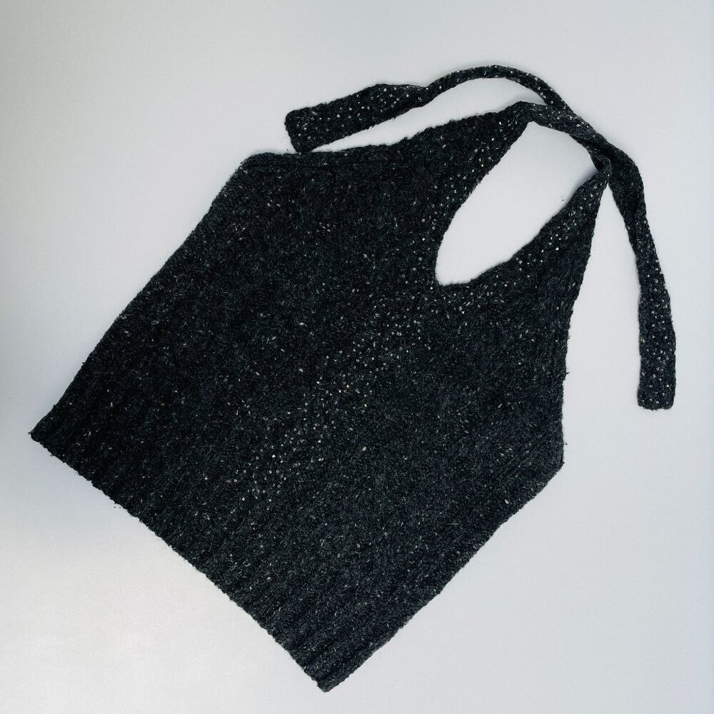 Vintage 90's JCrew Wool Halter, Small